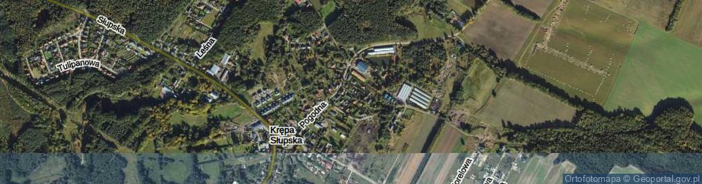 Zdjęcie satelitarne Tęczowa ul.